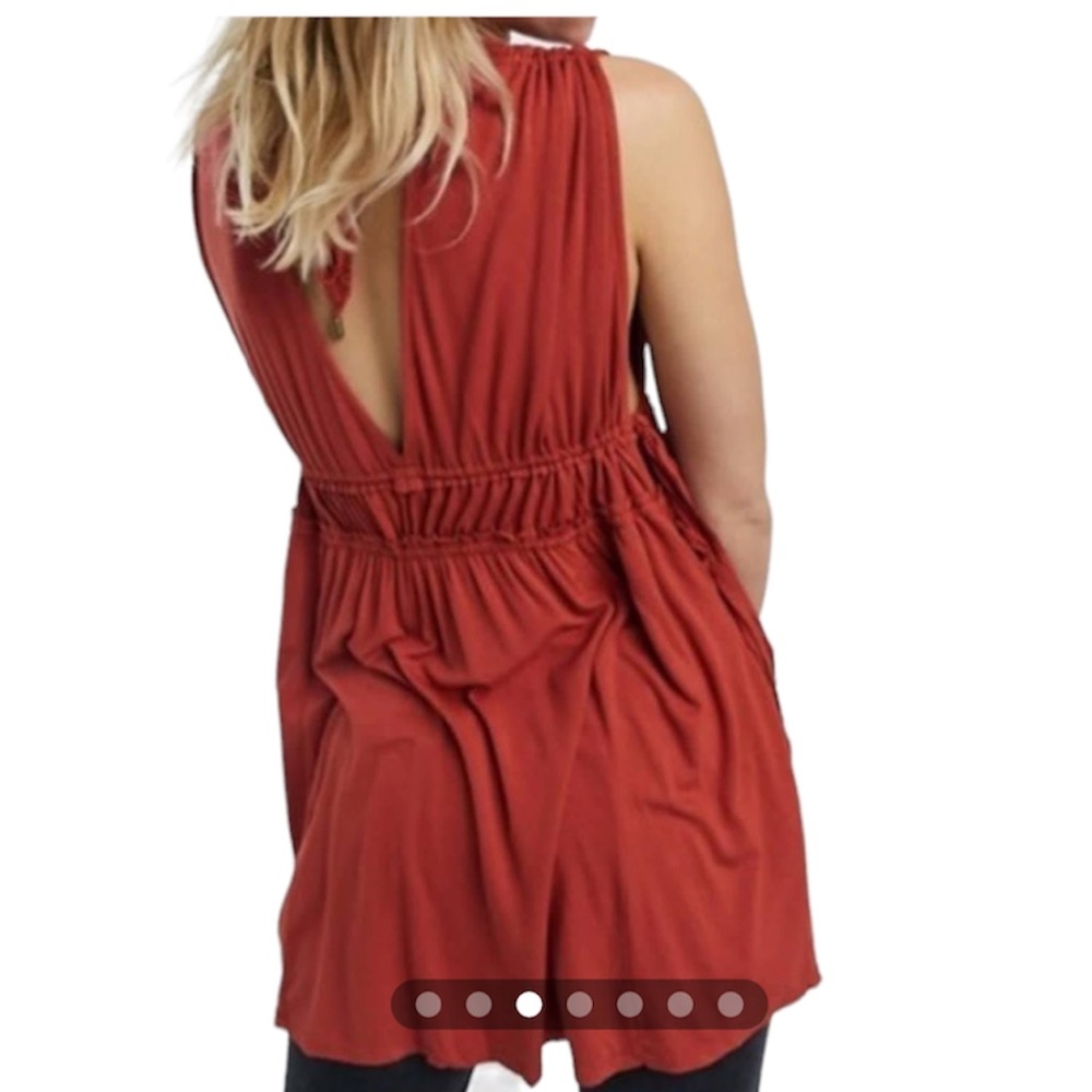 NWT Free People M Aries Tank in Love Moon Boho Chic Dark Coquette Y2K Fairy - Picture 3 of 6